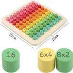 Joc Educativ Lemn 3D Tabla Inmultirii