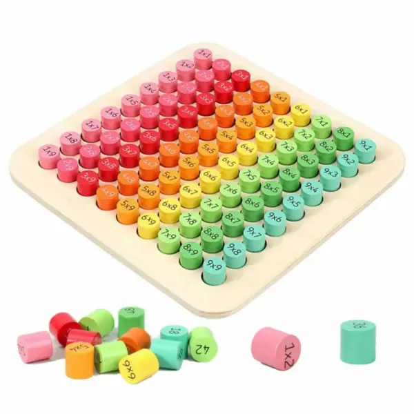 Joc Educativ Lemn 3D Tabla Inmultirii
