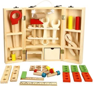 Jucarie Lemn Montessori Trusa Scule Micul Mester