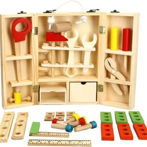 Jucarie Lemn Montessori Trusa Scule Micul Mester