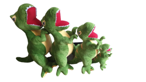 Jucarie Plus Copii Dinozaur T-Rex Verde