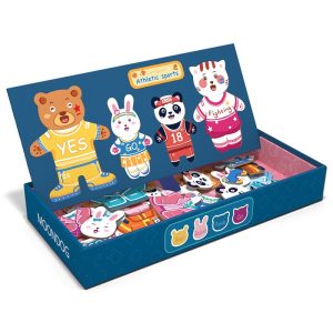 Puzzle Incastru Imbracam Familia de Ursuleti