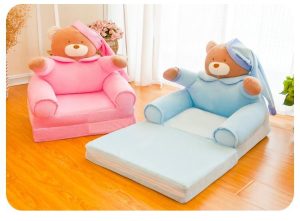 Fotoliu Extensibil Plus Ursuletul Teddy cu Caciulita