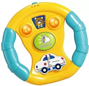 Jucarie Interactiva Bebelusi Volan Muzical Multifunctional
