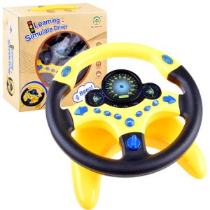 Jucarie Volan Lumini Muzica Simulare Conducere Auto