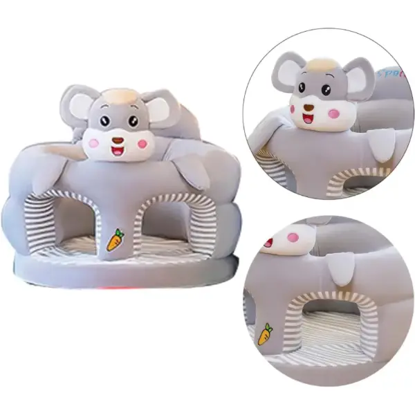 Fotoliu Caratoys Soricel din Plus Moale pentru Bebe 6 Luni+