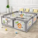 Tarc de Joacă Bebelusi Safari 120x120 cu 50 Bile