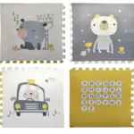 Tarc de Joacă Ursuletul Astronaut 180x120 cm cu Covoras si Bile