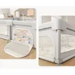 Tarc Joacă Mare 160x120 Gri cu 50 Bile pentru Bebelusi si Copii