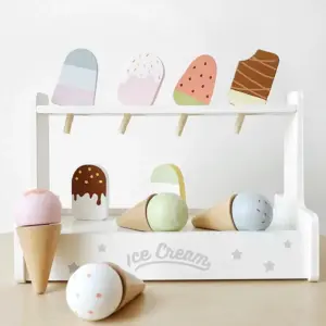 Jucarie Stand de Inghetata din Lemn pentru Copii Caratoys