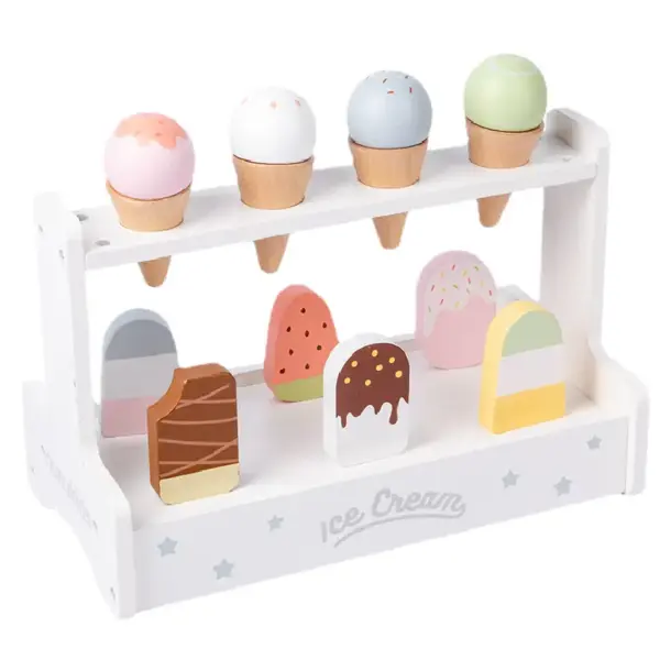 Jucarie Stand de Inghetata din Lemn pentru Copii Caratoys
