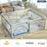 Tarc Joacă 180x150 cu 60 Bile si Covor Termoizolant