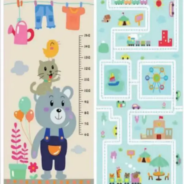 Tarc Joacă XXL 200x180 cu 60 Bile si Covor Termoizolant