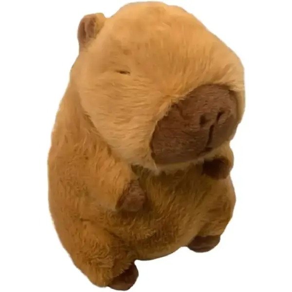 Jucarie Capibara cu Pui Pufoasa Extra Moale 50cm