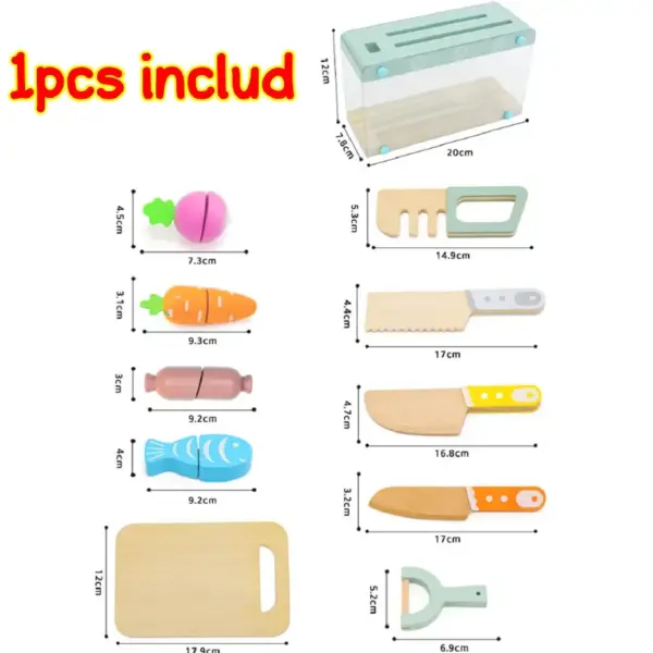 Set Bucatarie din Lemn 3 ani+ Caratoys