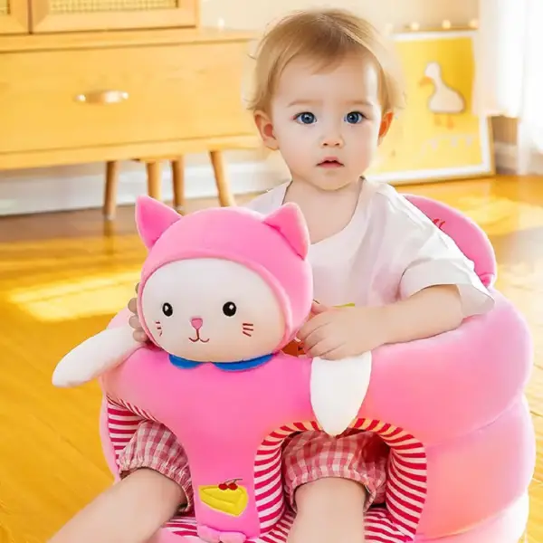 Fotoliu Plus Pisicuta Roz pentru Bebelusi 6 luni+