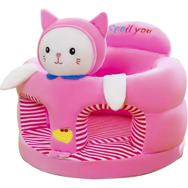 Fotoliu Plus Pisicuta Roz pentru Bebelusi 6 luni+ Fotoliu Plus Pisicuta Roz pentru Bebelusi 6 luni+