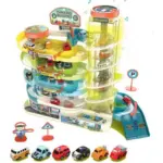 Parcare 4 Etaje cu Piste Lift 6 Masinute si Garaj