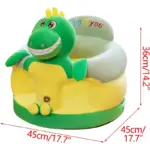 Fotoliu Plus Dino Verde pentru Bebelusi 6 luni+