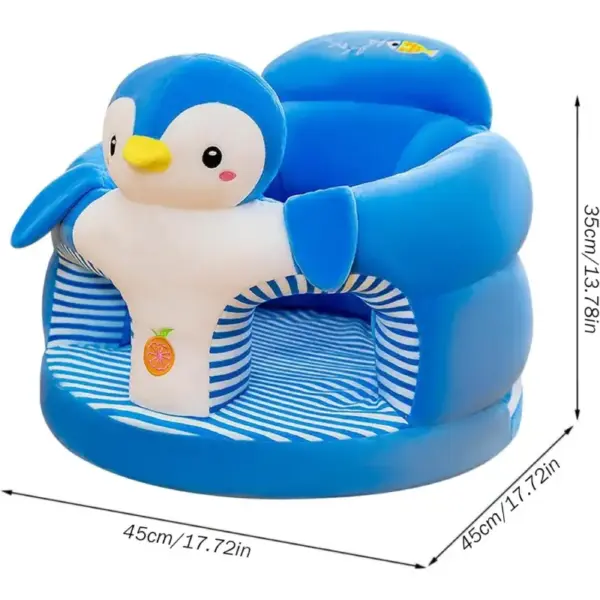 Fotoliu Plus Moale Pinguin pentru Bebelusi 6 luni+