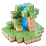 Jucarie STEM Set 64 Cuburi Magnetice Tip Minecraft