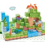 Jucarie STEM Set 114 Cuburi Magnetice Tip Minecraft