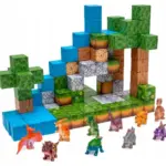 Jucarie STEM Set 114 Cuburi Magnetice Tip Minecraft