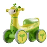 Bicicletă de Echilibru Orange cu Muzică și Baloane