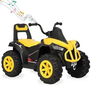 Masinuta Galbena ATV cu Telecomanda Lumini Muzica