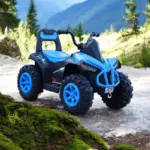 Masinuta Albastra ATV cu Telecomanda Lumini Muzica