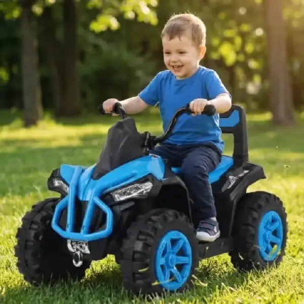 Masinuta Albastra ATV cu Telecomanda Lumini Muzica