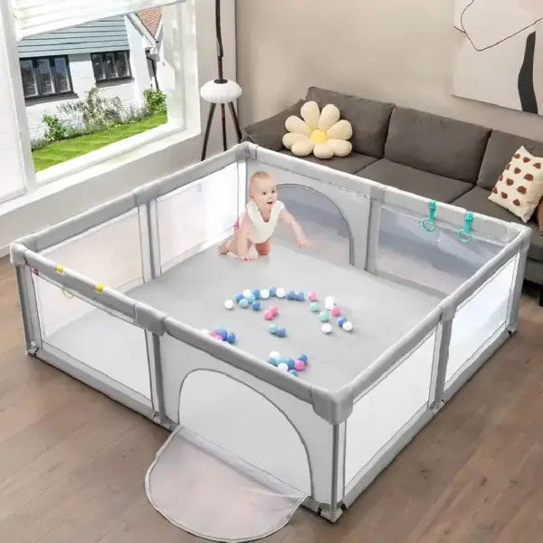 Tarc de Joacă Mare 200x180 cu 50 Bile si Manere Caratoys Tarc de Joacă Mare 200x180 cu 50 Bile si Manere Caratoys