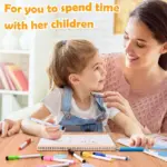 Quiet Book Carte Educativa cu Stickere Reutilizabile 3 ani+