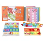 Joc Educativ Montessori de Invatat Alfabetul cu Carduri