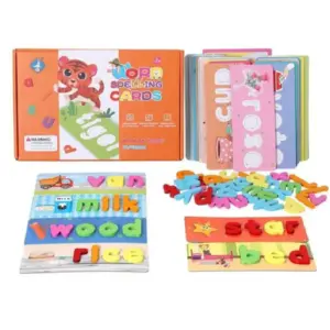 Joc Educativ Montessori de Invatat Alfabetul cu Carduri