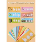 Joc Educativ Montessori de Invatat Alfabetul cu Carduri