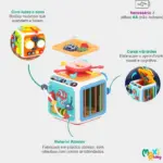 Busy Cub Interactiv cu Activitati pentru Bebelusi
