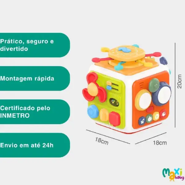 Busy Cub Interactiv cu Activitati pentru Bebelusi