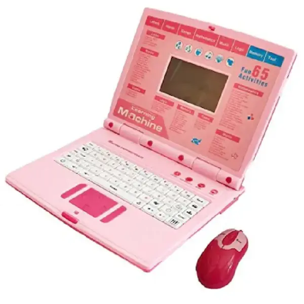 Jucarie Inteligenta Educativa Laptop cu 65 Functii cu Mouse