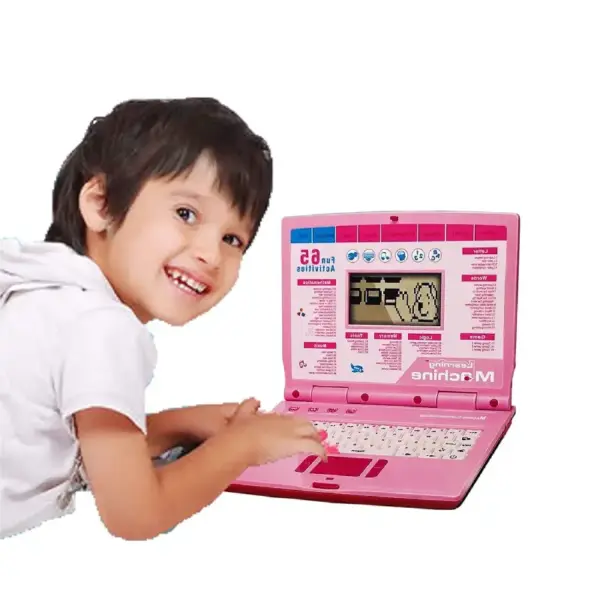 Jucarie Inteligenta Educativa Laptop cu 65 Functii cu Mouse
