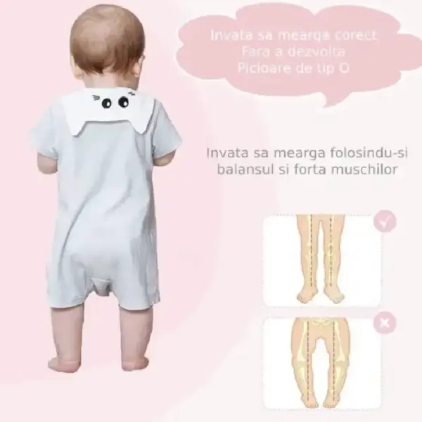 Premergător Bebe Baby Walker cu Jucării Interactive și Reglaj pe Înălțime