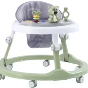 Premergător Bebe Baby Walker Verde Reglabil cu Jucării Interactive