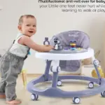 Premergător Bebe Baby Walker Gri Reglabil cu Jucării Interactive