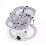 Leagăn Electric Balansoar Inteligent cu Telecomanda pentru Bebe