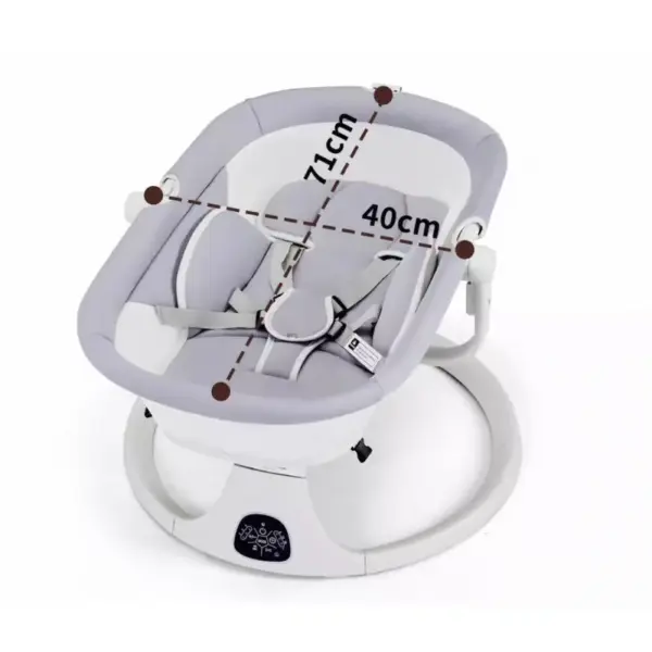 Leagăn Electric Balansoar Inteligent cu Telecomanda pentru Bebe