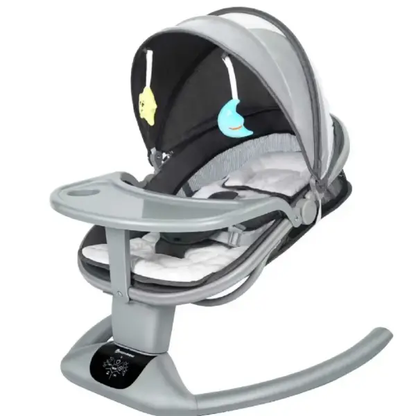 Leagăn Electric Balansoar Inteligent cu Telecomanda pentru Bebe