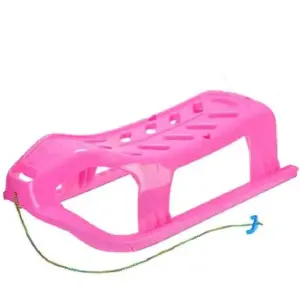 Sanie Marmat Roz Usoara din Plastic pentru Copii