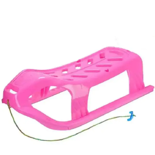 Sanie Marmat Roz Usoara din Plastic pentru Copii