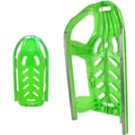 Sanie Marmat Verde Usoara din Plastic pentru Copii