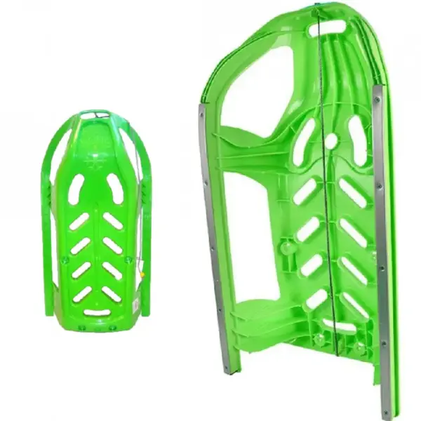 Sanie Marmat Verde Usoara din Plastic pentru Copii